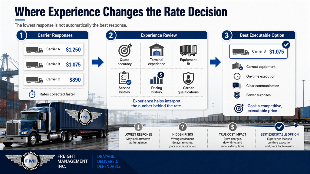 Where Experience Changes the Rate Decision